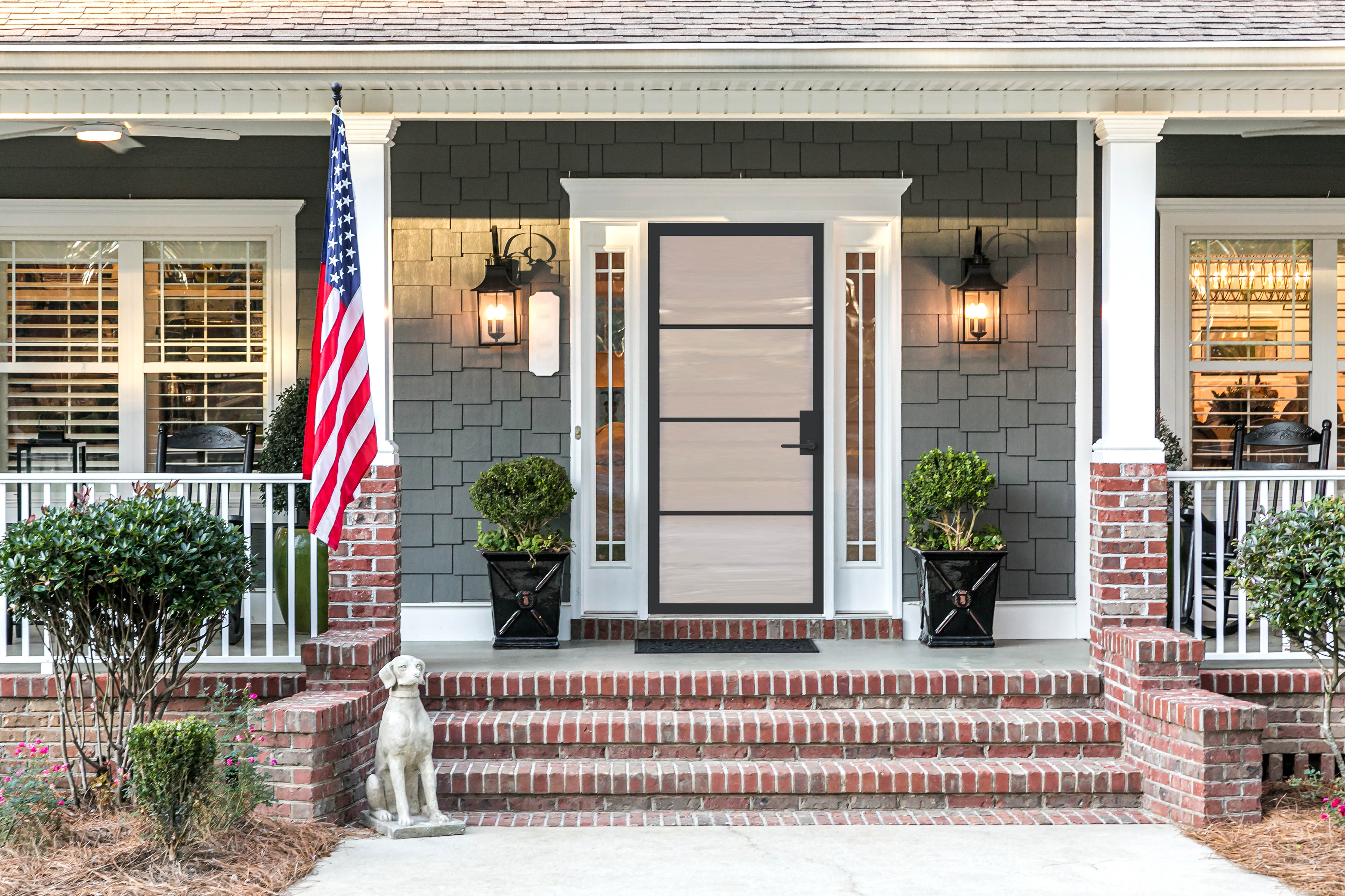 Modern Cottage Exterior Slab - Rustica Custom Doors