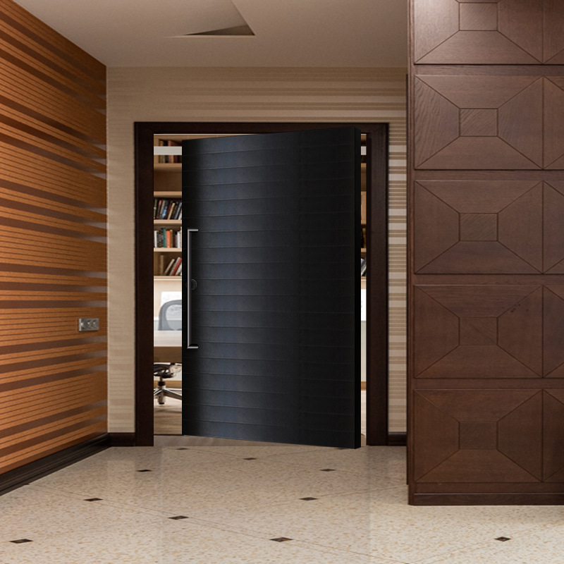 Modernistic Interior Pivot Door - Rustica Custom Doors