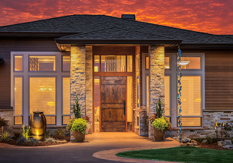 Ranch Exterior Slab Door - Rustica Custom Doors