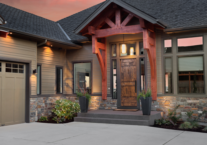Ranch Exterior Slab Door - Rustica Custom Doors