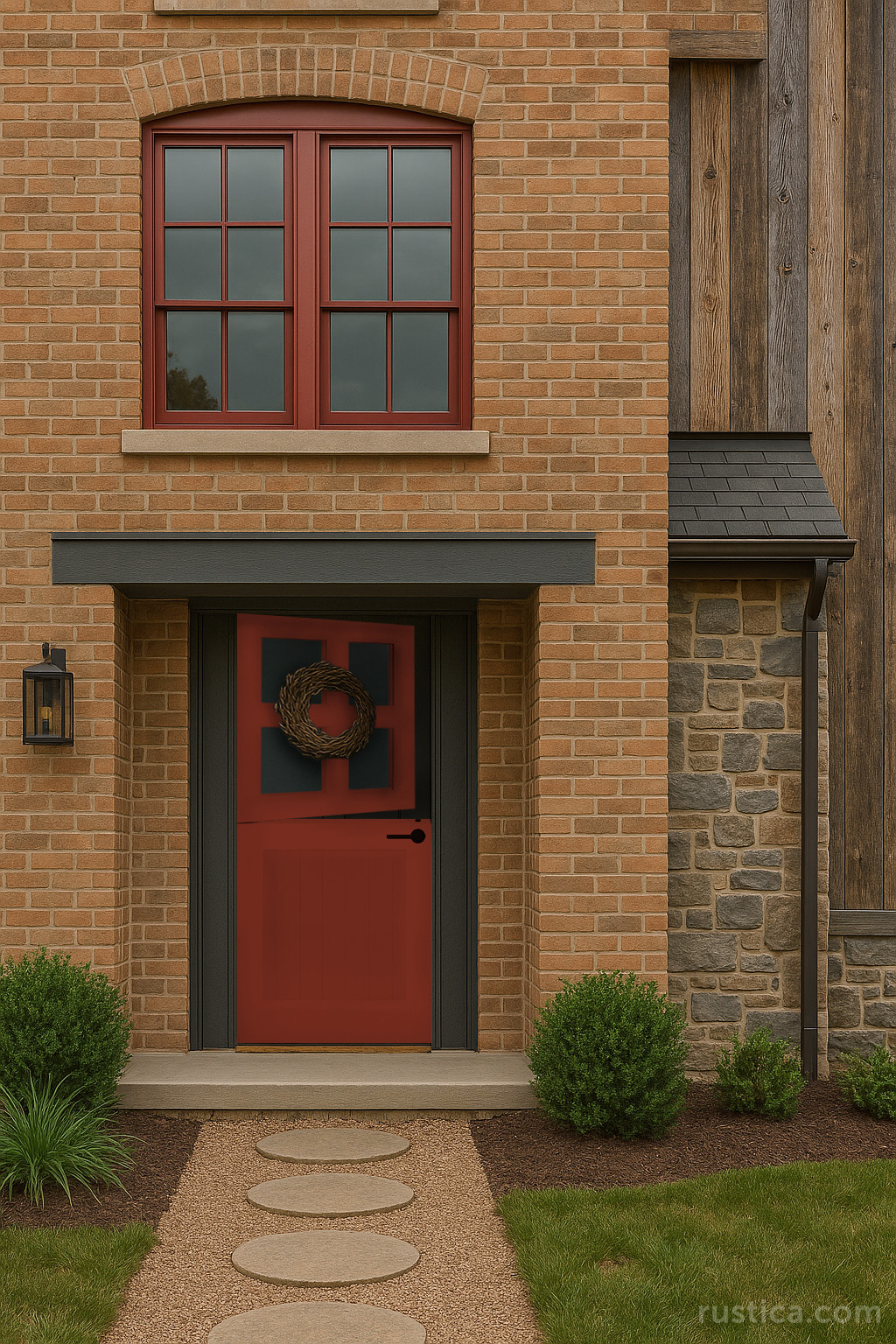 Nice Door Ridges Ridge Exterior Dutch Door - Rustica Custom Doors