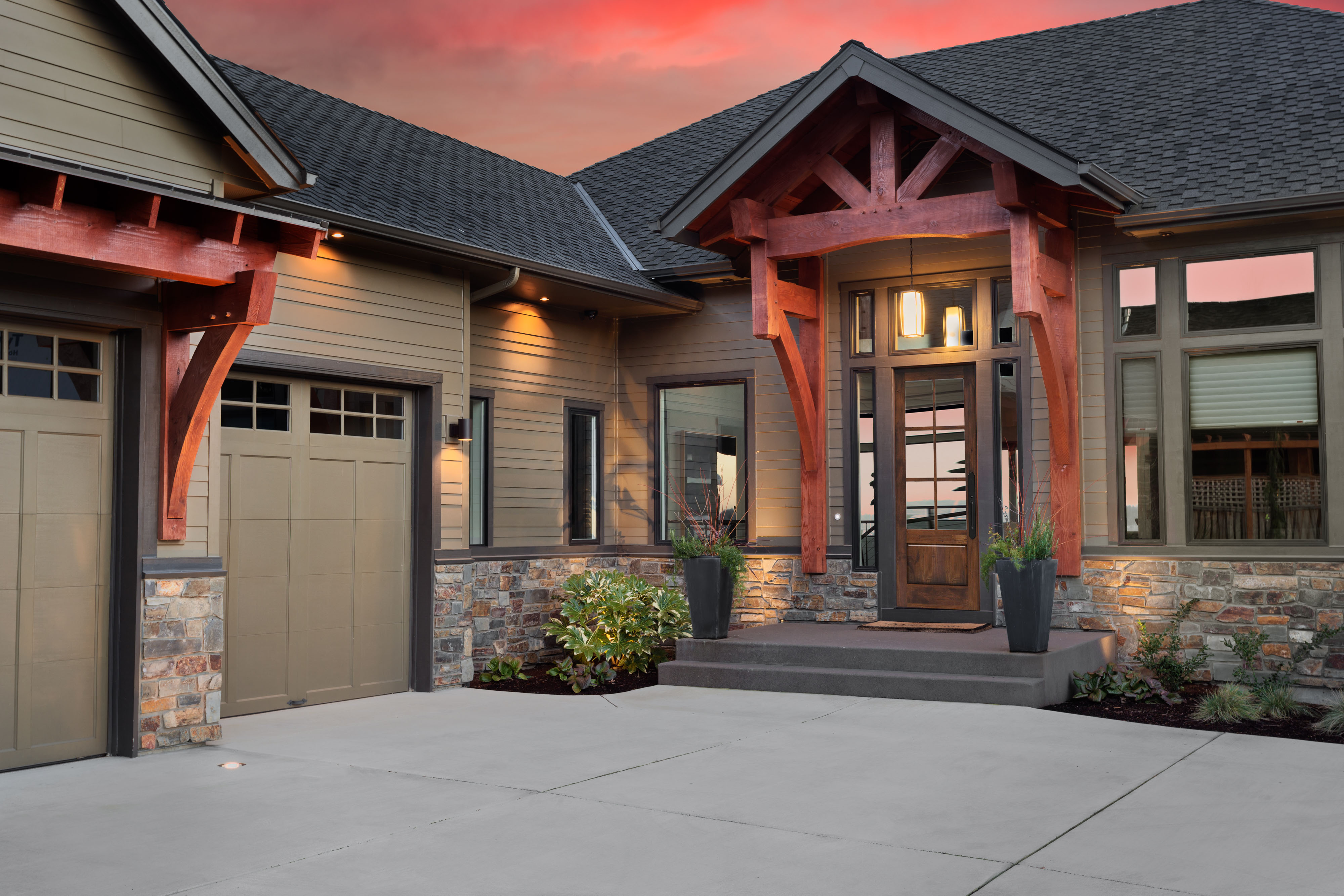 Boat House Exterior Slab Door - Rustica Custom Doors