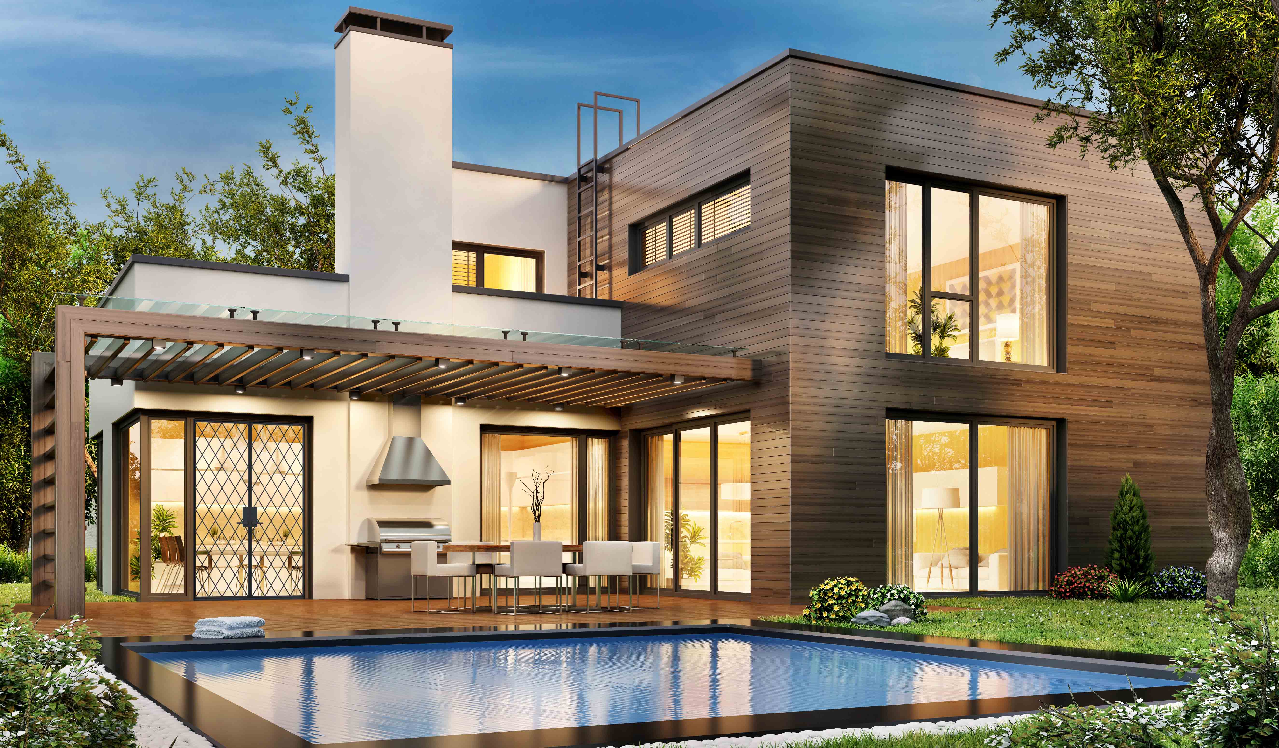 Chateaux Commons Exterior Double Door - Rustica Custom Doors