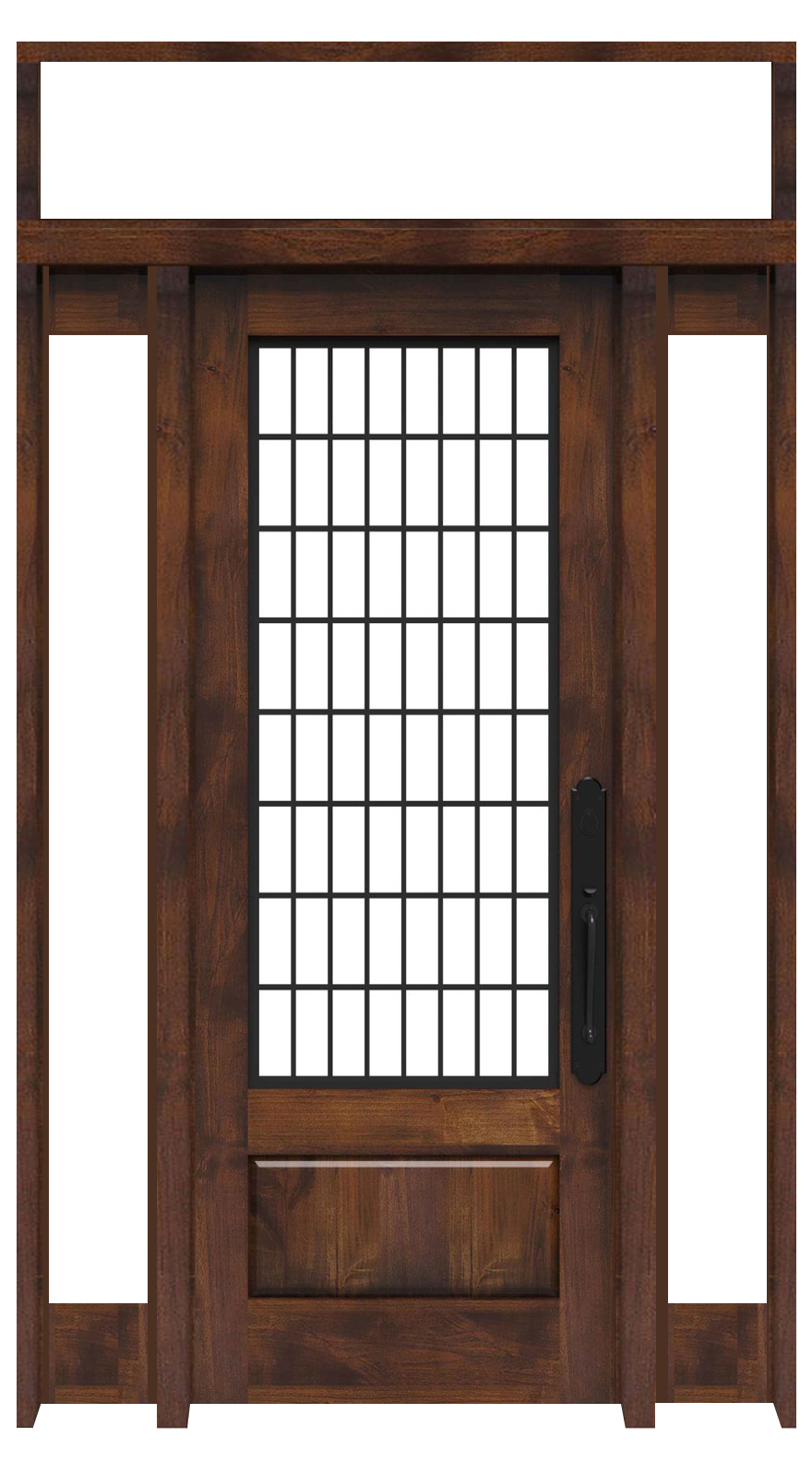 Window Grindstone Grindstone Interior With Sidelights And Transom Window - Rustica Custom ...